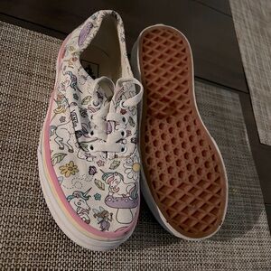 Girls Unicorn Vans Size 3